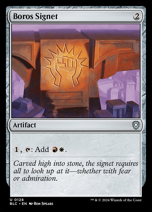 Boros Signet — BLC #128 (Non-foil)