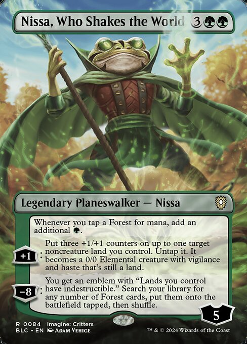 Nissa, Who Shakes the World — BLC #84 (Non-foil)