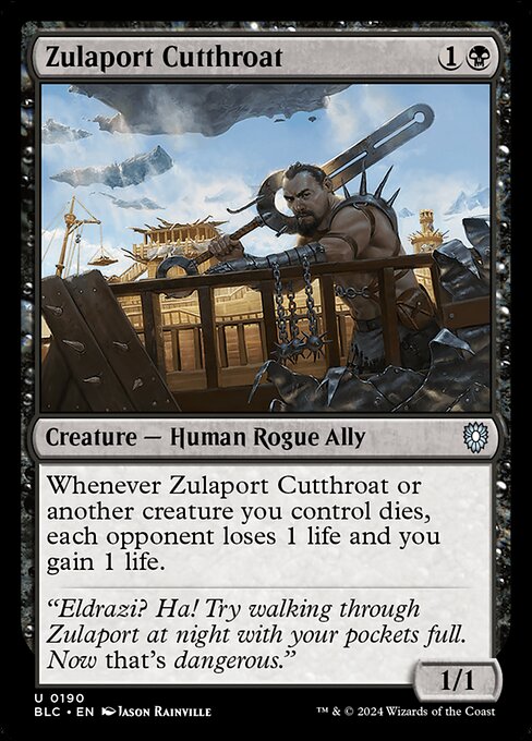 Zulaport Cutthroat — BLC #190 (Non-foil)