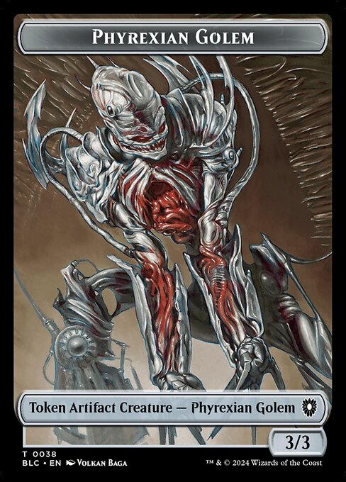 Phyrexian Golem — TBLC #38 (Foil)