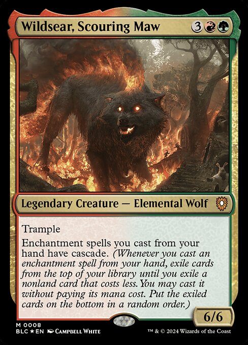 Wildsear, Scouring Maw — BLC #8 (Foil)