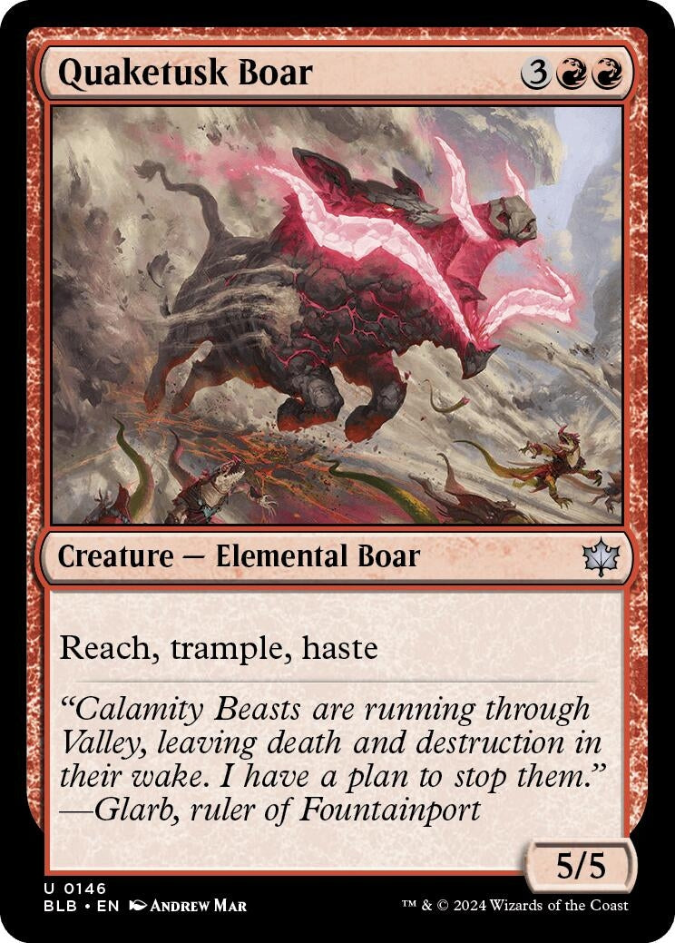 Quaketusk Boar (146) (BLB)