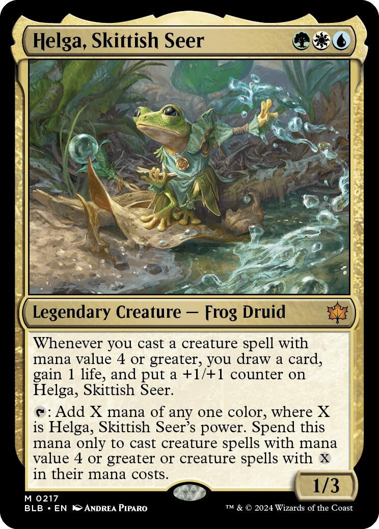 Helga, Skittish Seer (217) (BLB)