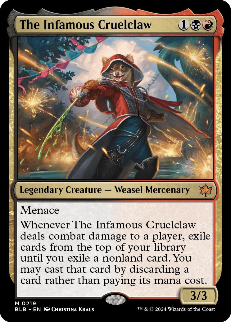The Infamous Cruelclaw (219) (BLB)