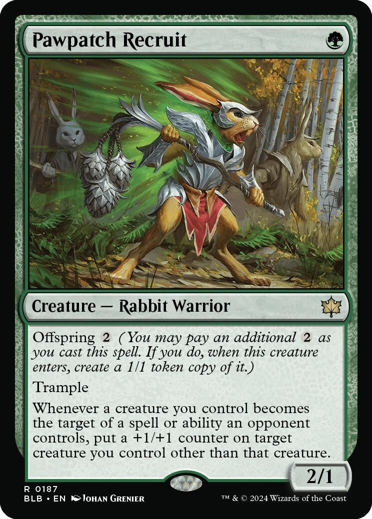 Pawpatch Recruit (187) (BLB)