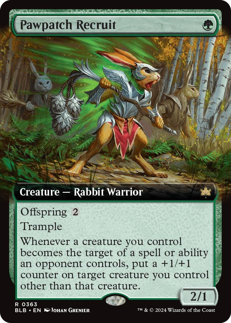 Pawpatch Recruit (Extended Art) (363) (BLB)