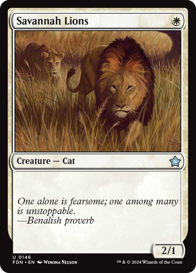 Savannah Lions (146) (FDN)