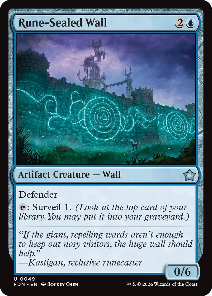 Rune-Sealed Wall (0049) (49) (FDN)