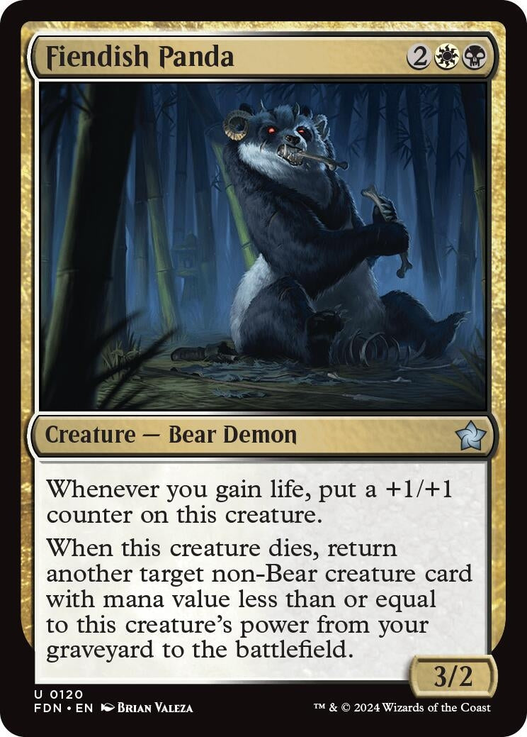 Fiendish Panda (120) (FDN)