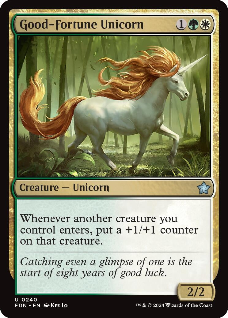 Good-Fortune Unicorn (240) (FDN)
