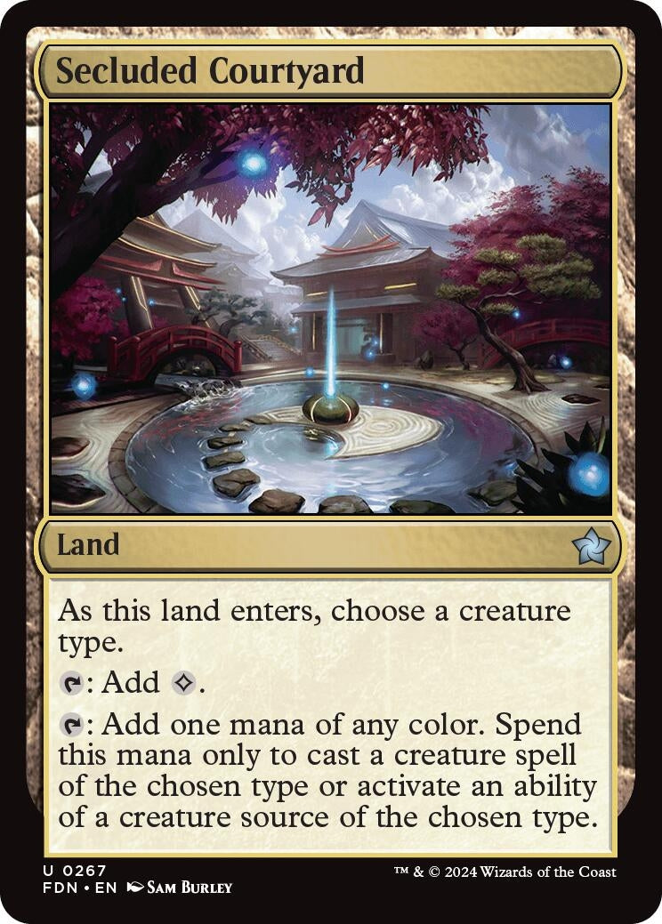 Secluded Courtyard (267) (FDN)