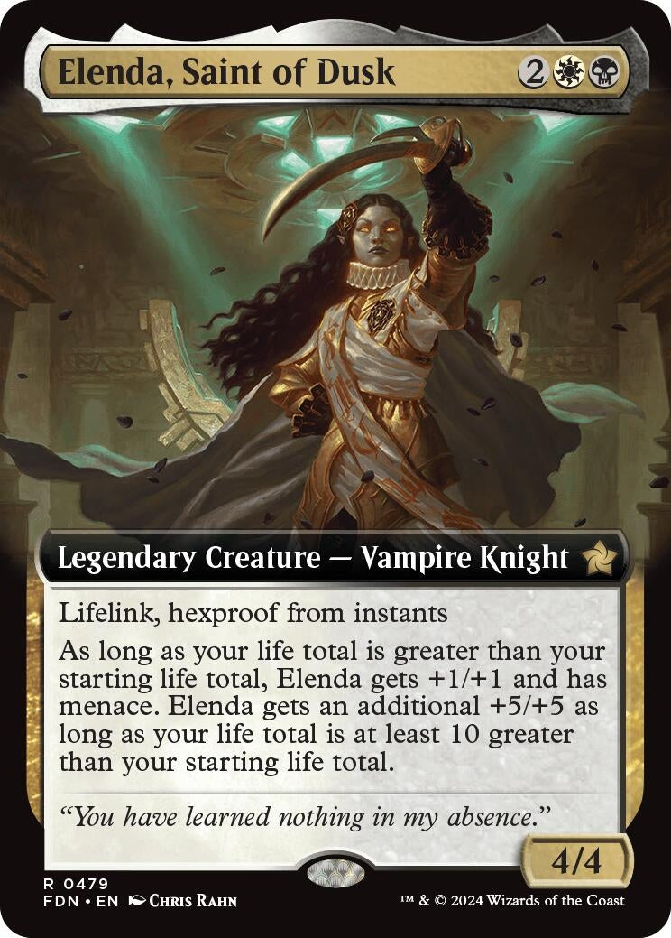 Elenda, Saint of Dusk (Extended Art) (479) (FDN)