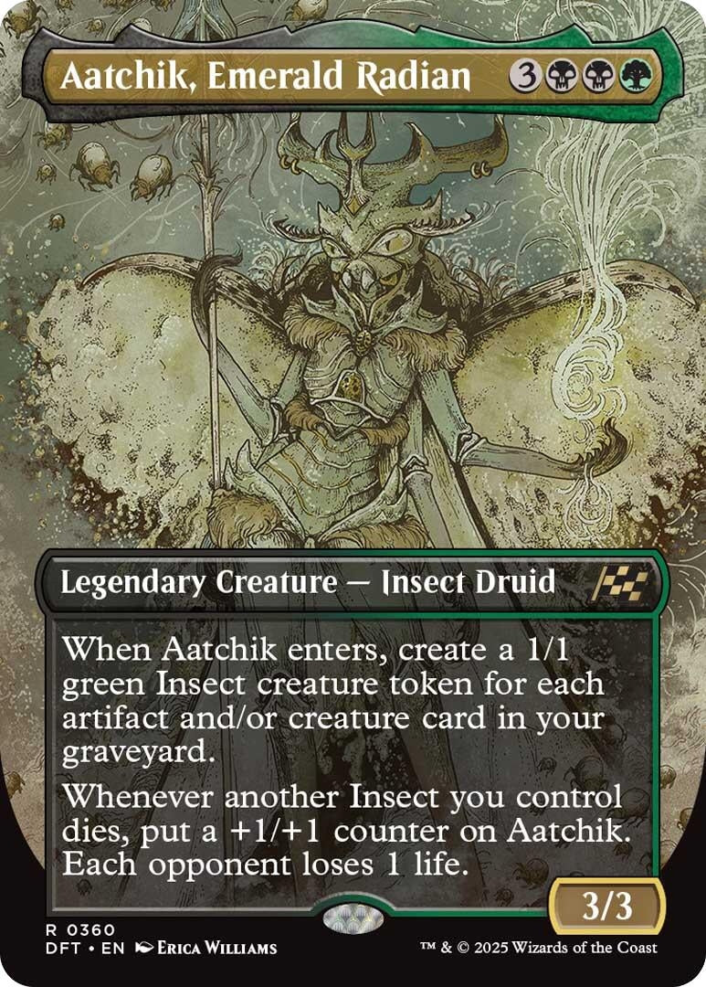Aatchik, Emerald Radian (Borderless) (360) (DFT)