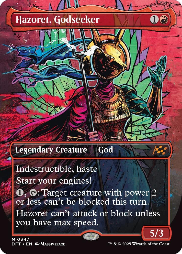 Hazoret, Godseeker (Borderless) (347) (DFT)