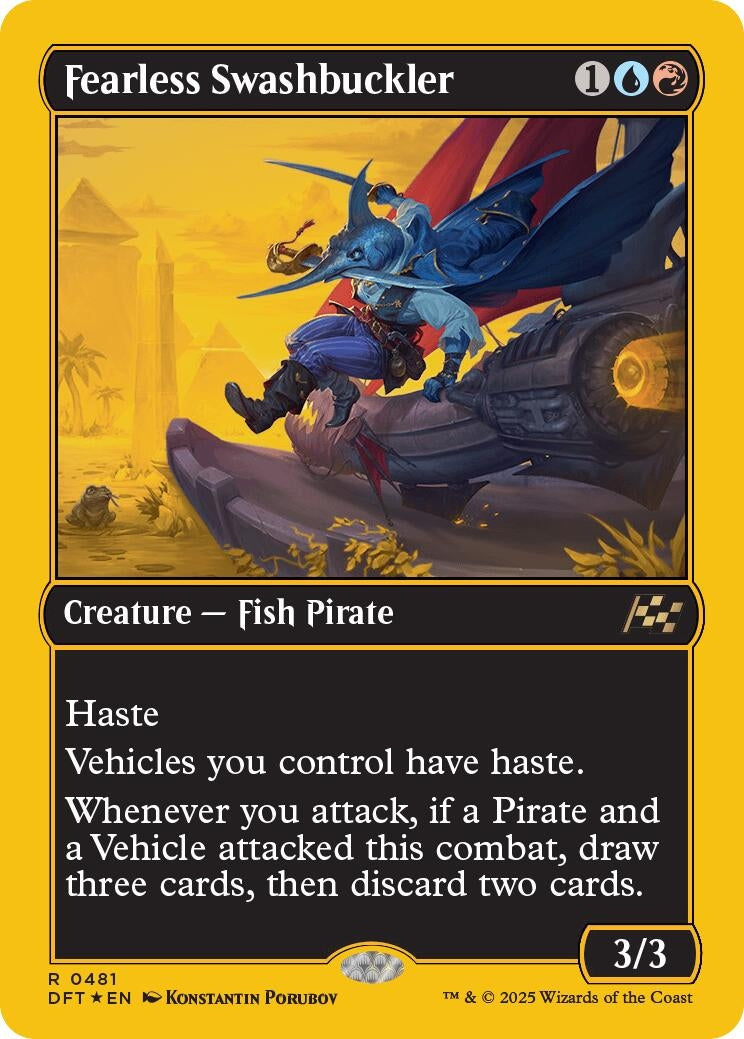 Fearless Swashbuckler (First-Place Foil) (481) (DFT)