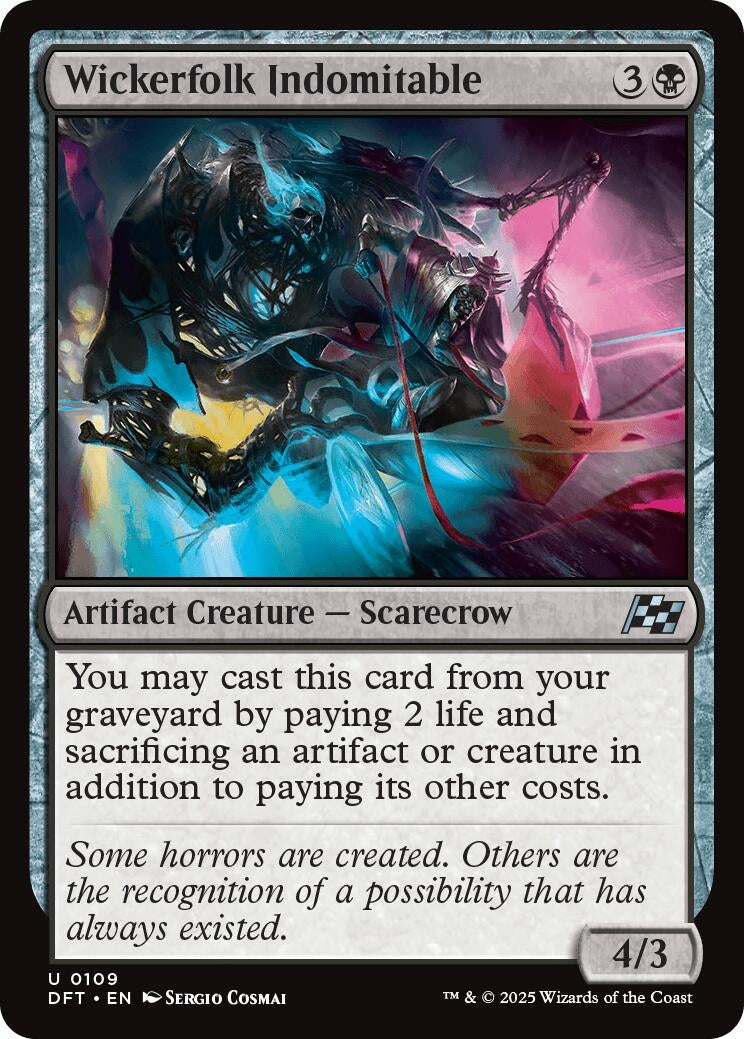 Wickerfolk Indomitable (109) (DFT)