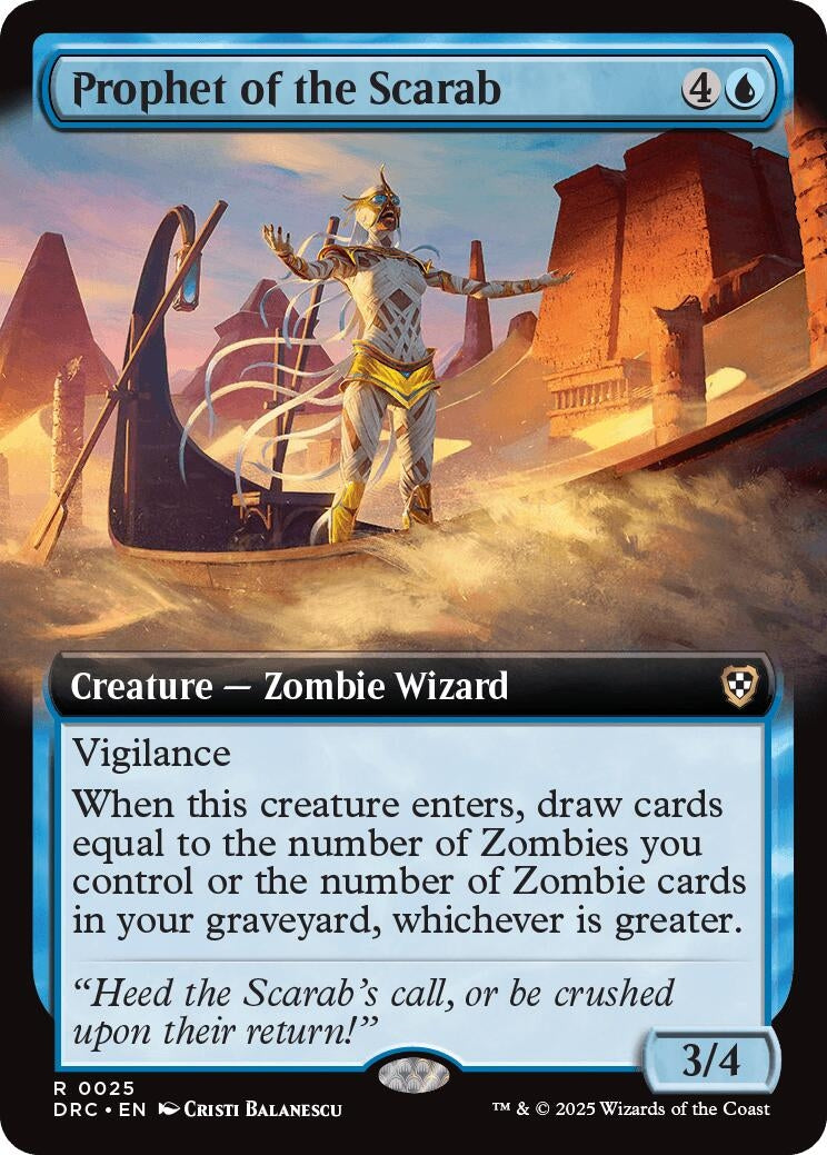 Prophet of the Scarab (Extended Art) (25) (DRC)