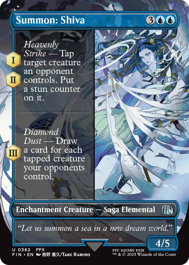 Summon: Shiva (Borderless) (362) (FIN)