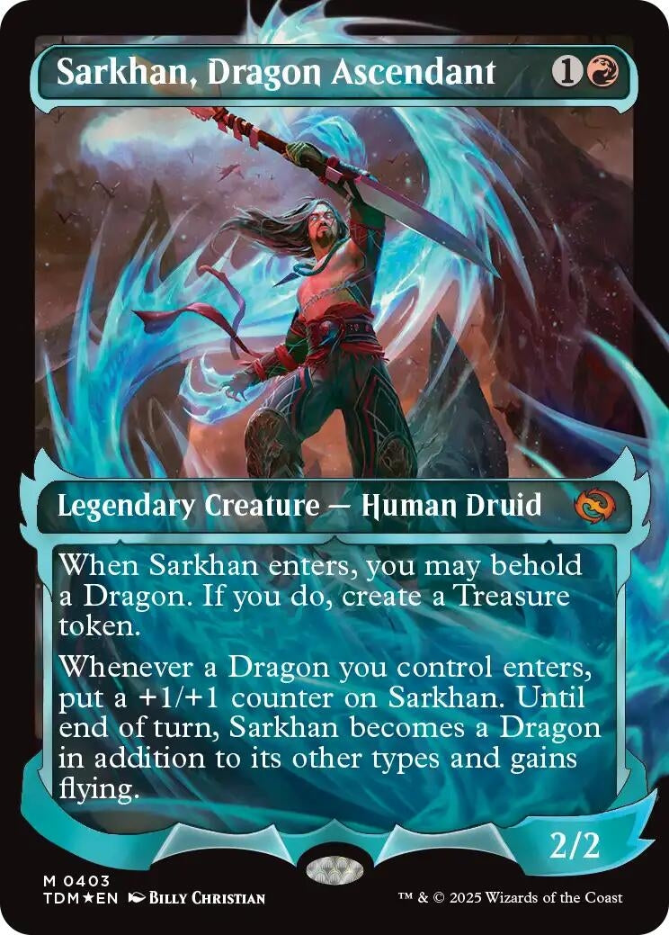 Sarkhan, Dragon Ascendant (0403) (Showcase) (403) (TDM)