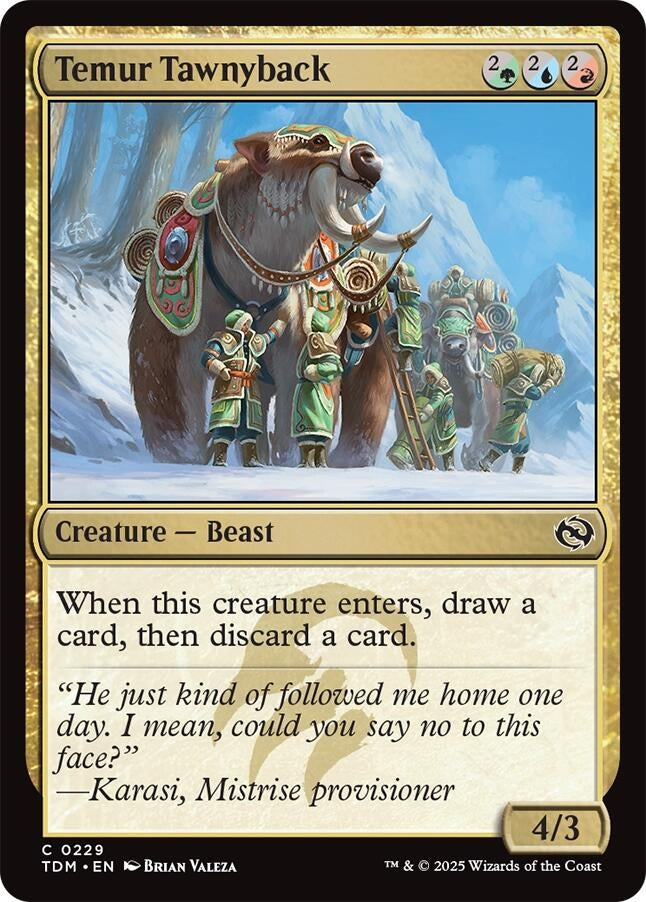 Temur Tawnyback (229) (TDM)
