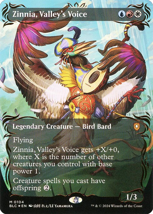 Zinnia, Valley's Voice — BLC #104 (Foil)