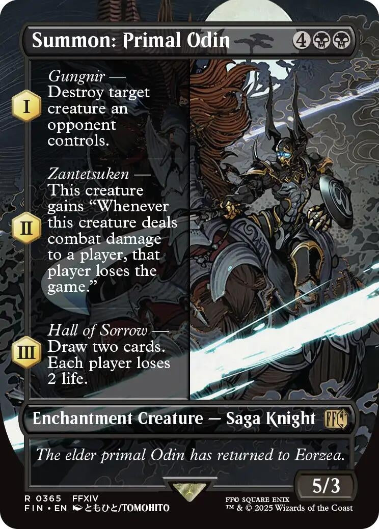 Summon: Primal Odin (Borderless) (365) (FIN)