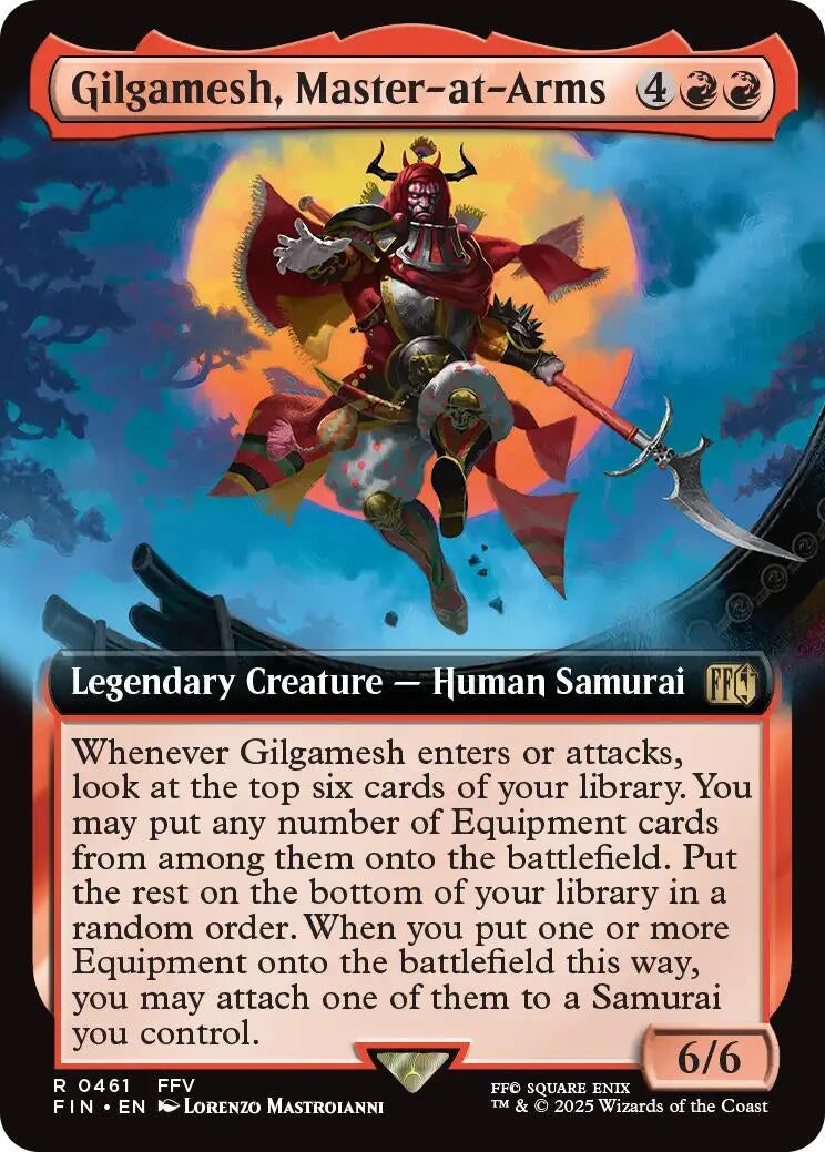 Gilgamesh, Master-at-Arms (Extended Art) (461) (FIN)