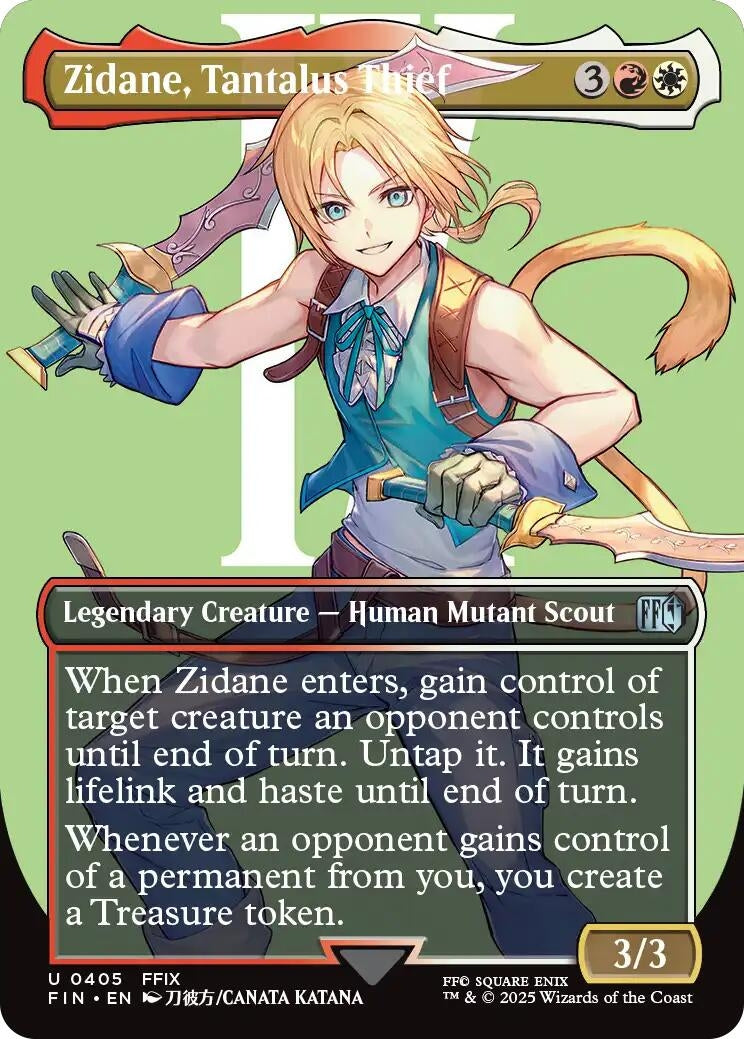 Zidane, Tantalus Thief (Borderless) (405) (FIN)