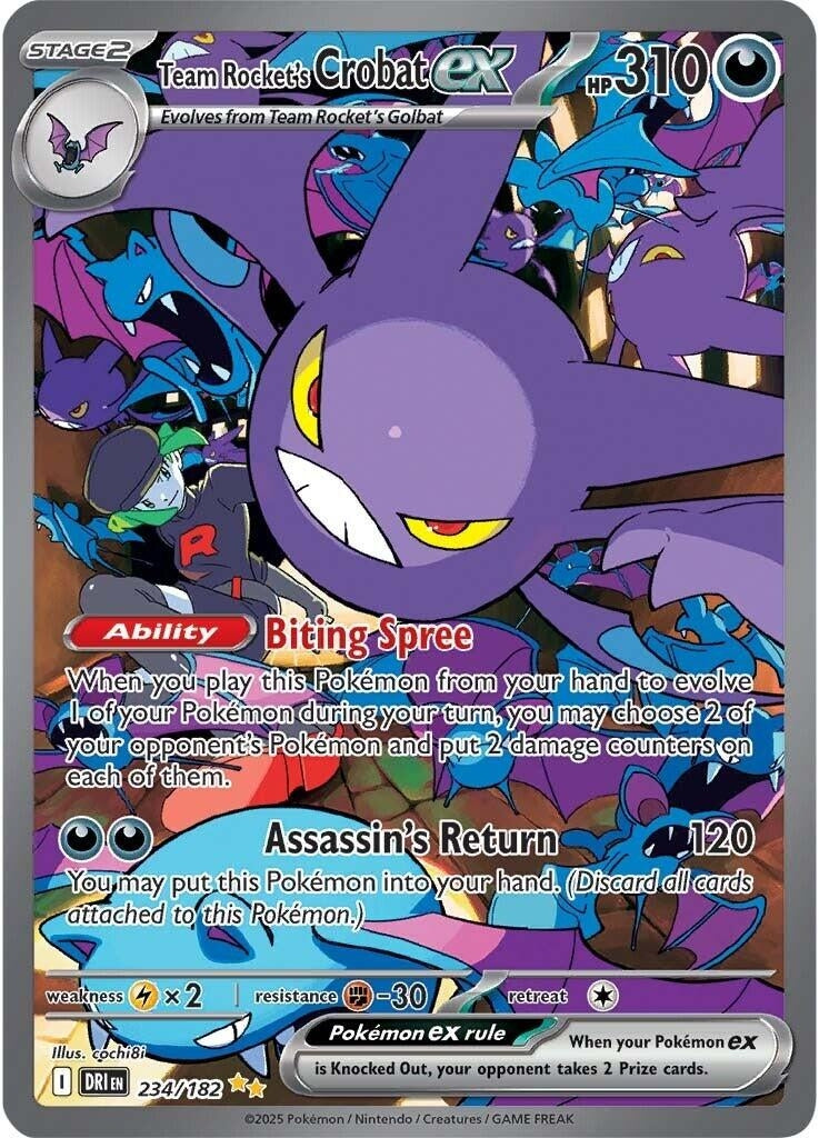Team Rocket's Crobat ex (234/182) (DRI)