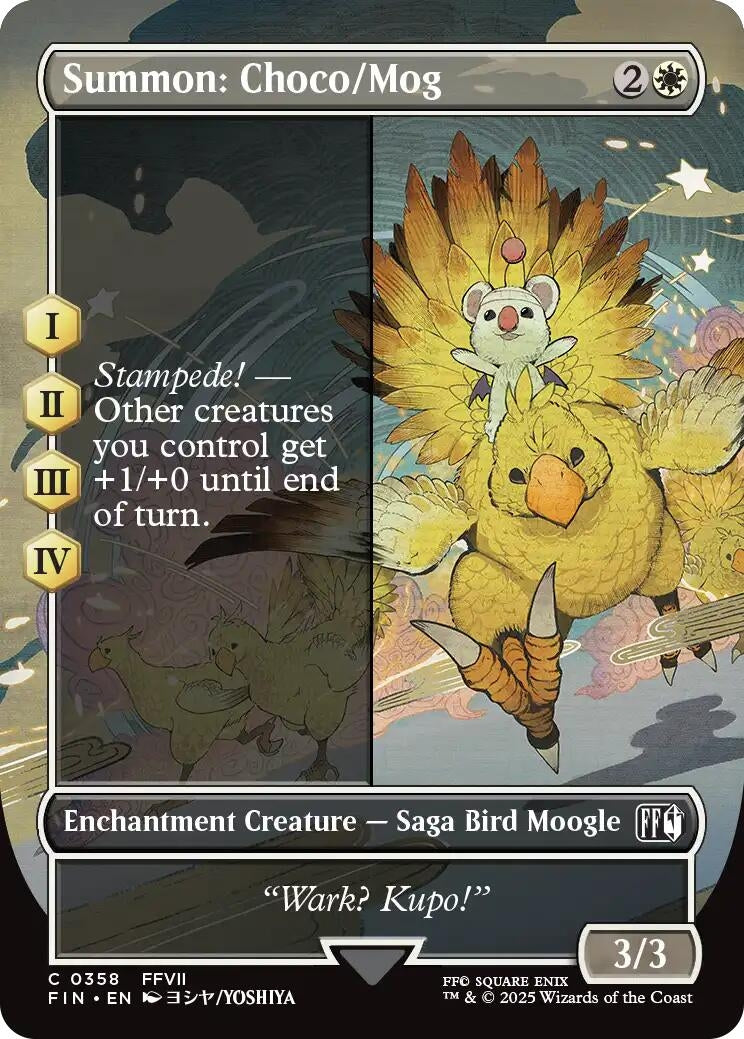 Summon: Choco/Mog (Borderless) (358) (FIN)