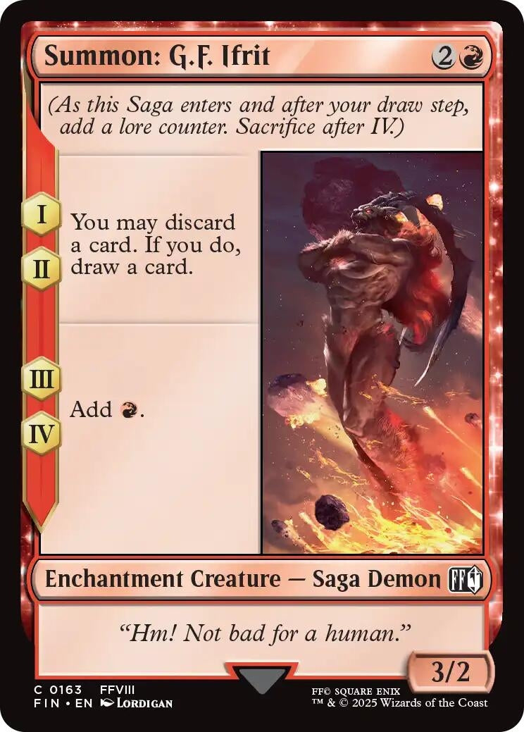 Summon: G.F. Ifrit (163) (FIN)