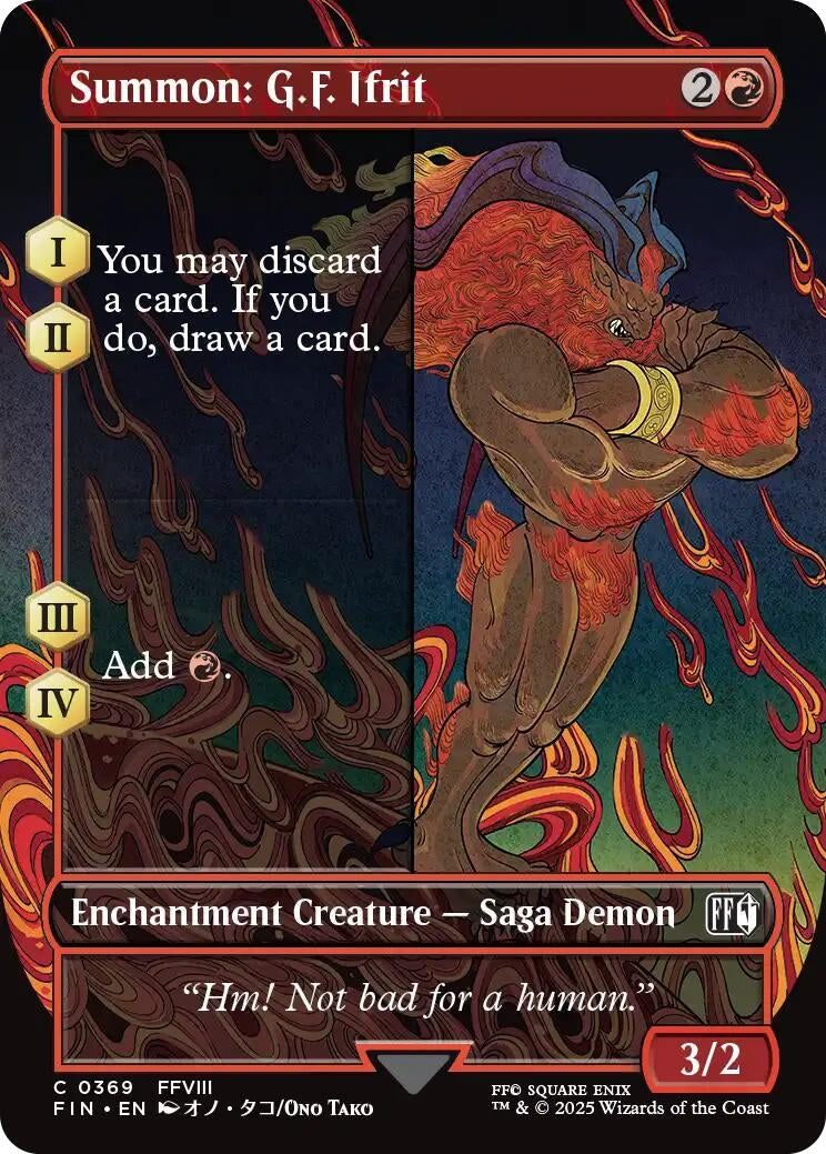 Summon: G.F. Ifrit (Borderless) (369) (FIN)