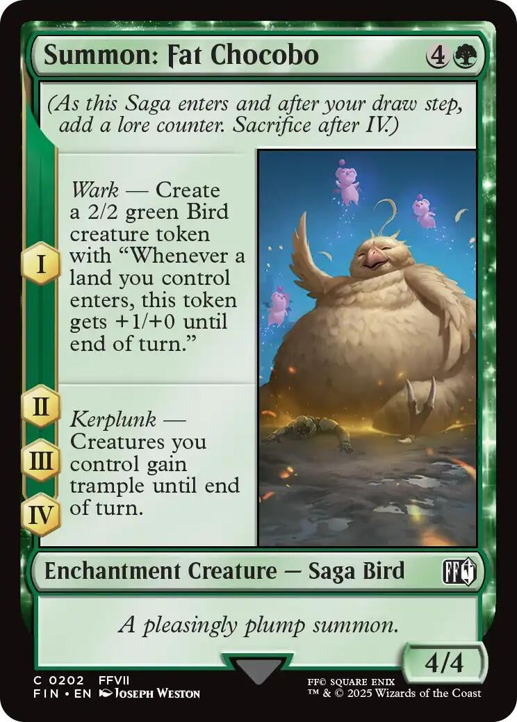 Summon: Fat Chocobo (202) (FIN)