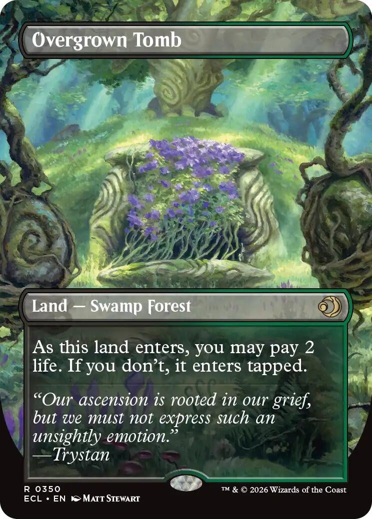 Overgrown Tomb (Borderless) (350) (ECL)