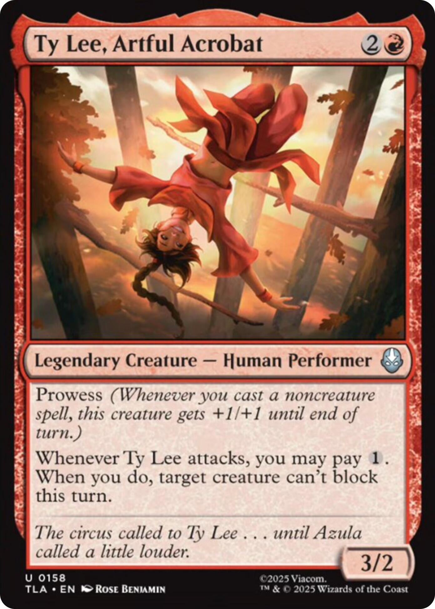 Ty Lee, Artful Acrobat (158) (TLA)