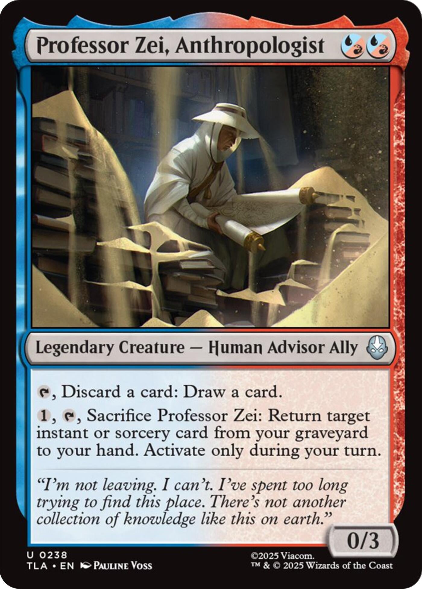 Professor Zei, Anthropologist (238) (TLA)