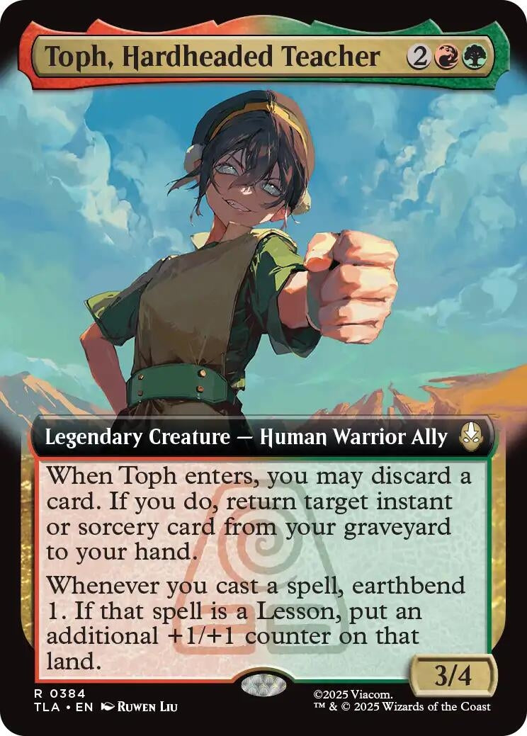 Toph, Hardheaded Teacher (Extended Art) (384) (TLA)