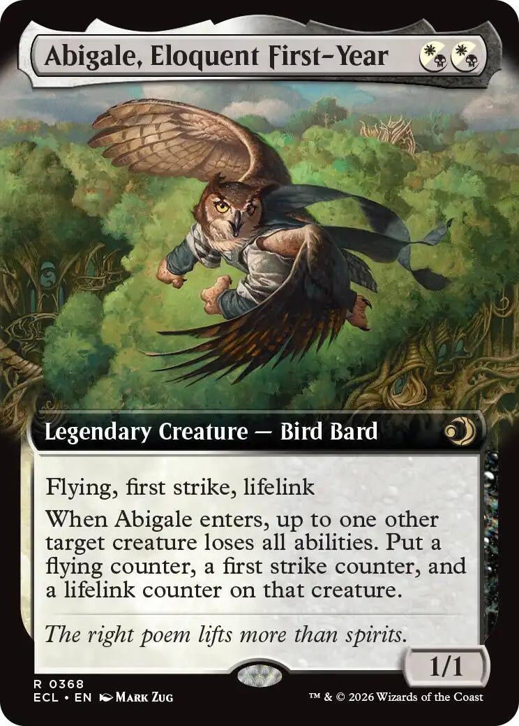 Abigale, Eloquent First-Year (Extended Art) (368) (ECL)