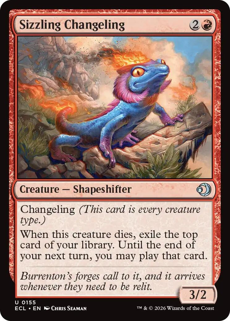 Sizzling Changeling (155) (ECL)