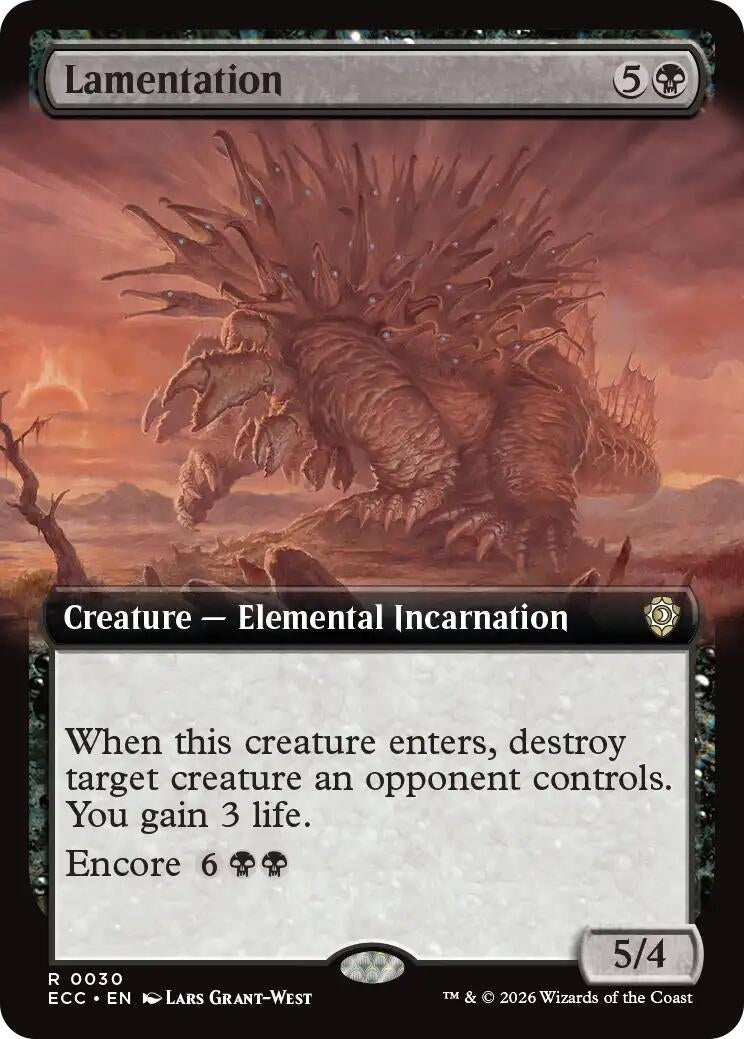 Lamentation (Extended Art) (30) (ECC)