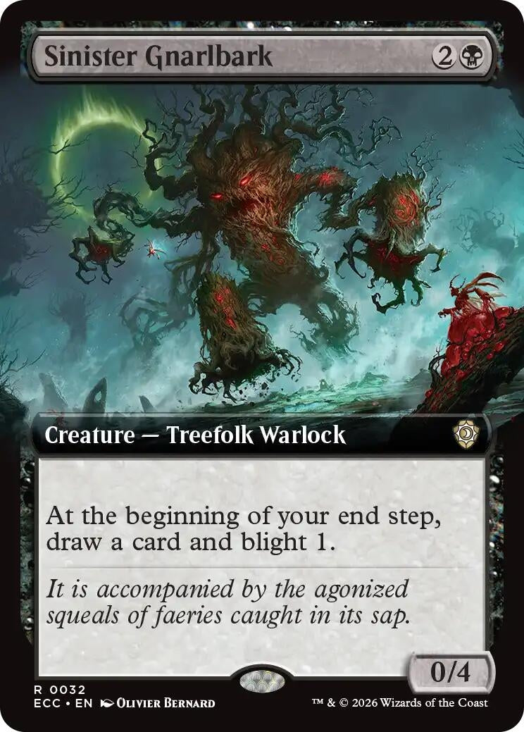 Sinister Gnarlbark (Extended Art) (32) (ECC)