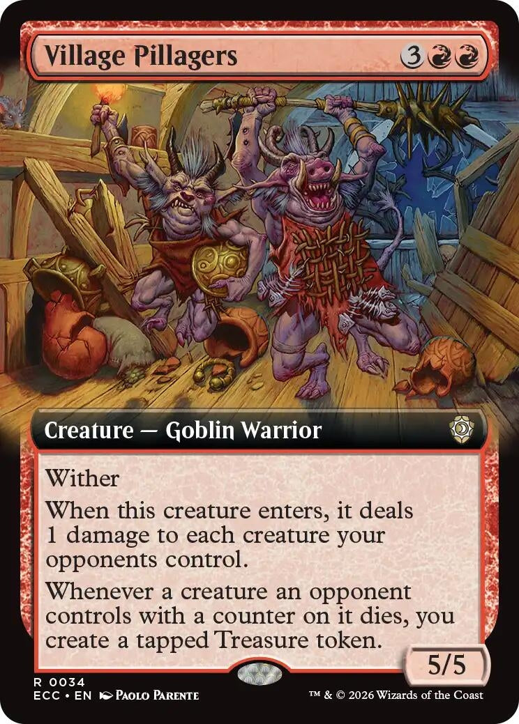 Village Pillagers (Extended Art) (34) (ECC)