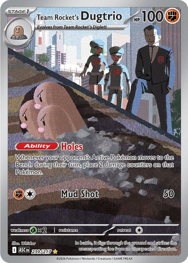Team Rocket's Dugtrio (239/217) (ASC)