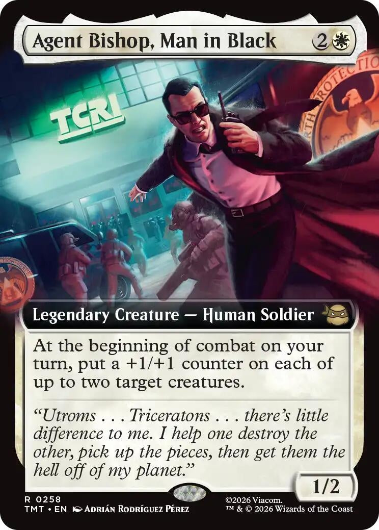 Agent Bishop, Man in Black (Extended Art) (258) (TMT)