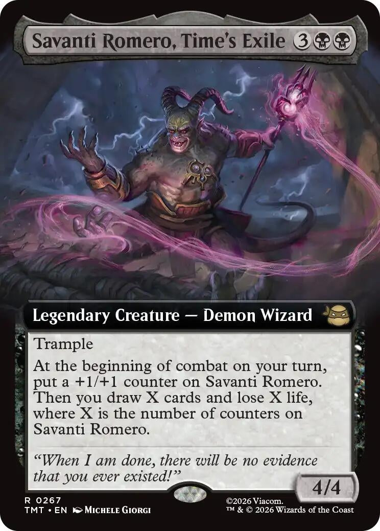 Savanti Romero, Time's Exile (Extended Art) (267) (TMT)