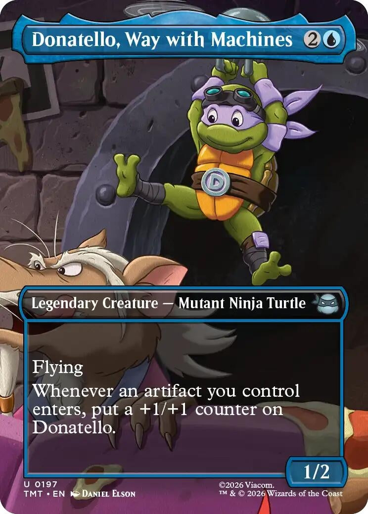 Donatello, Way with Machines (Borderless) (197) (TMT)