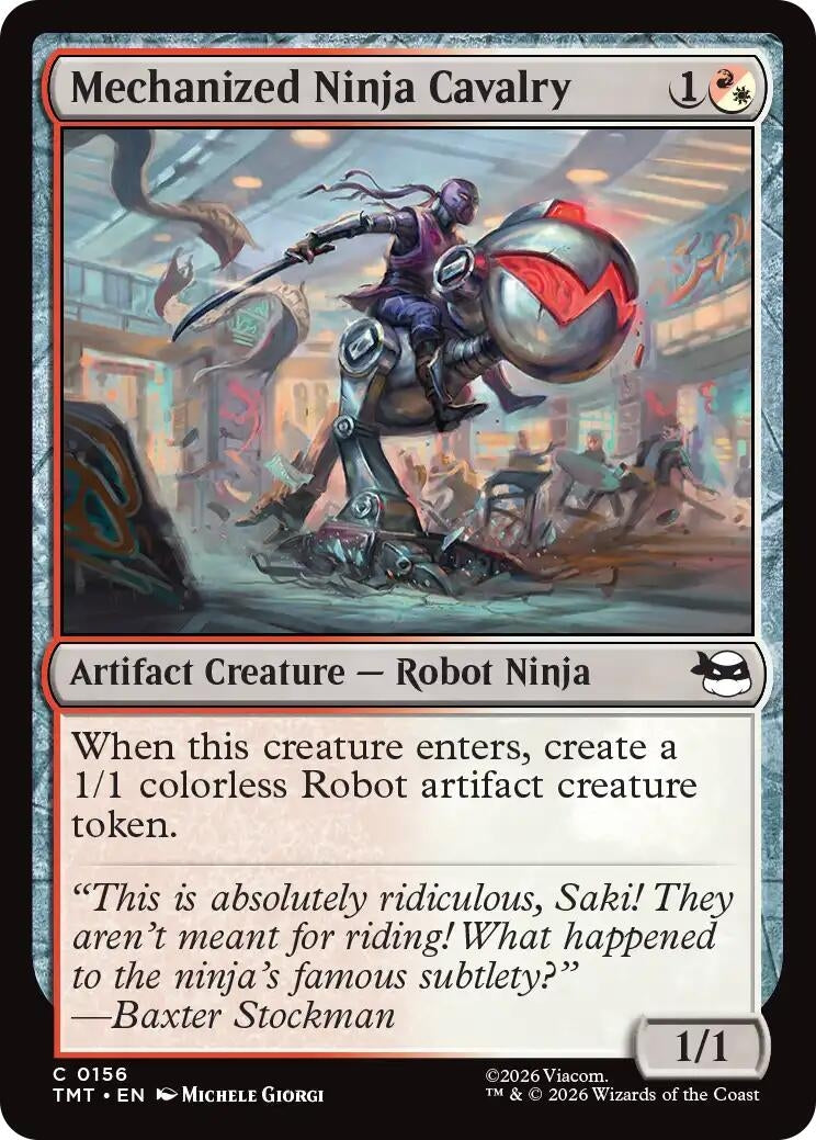 Mechanized Ninja Cavalry (156) (TMT)