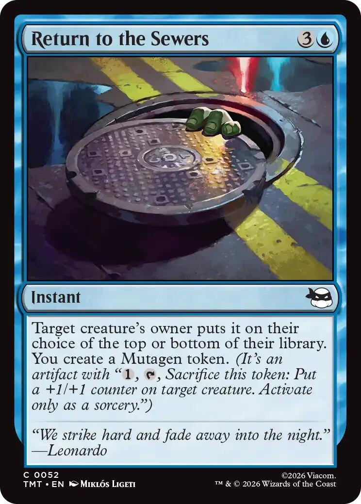 Return to the Sewers (52) (TMT)