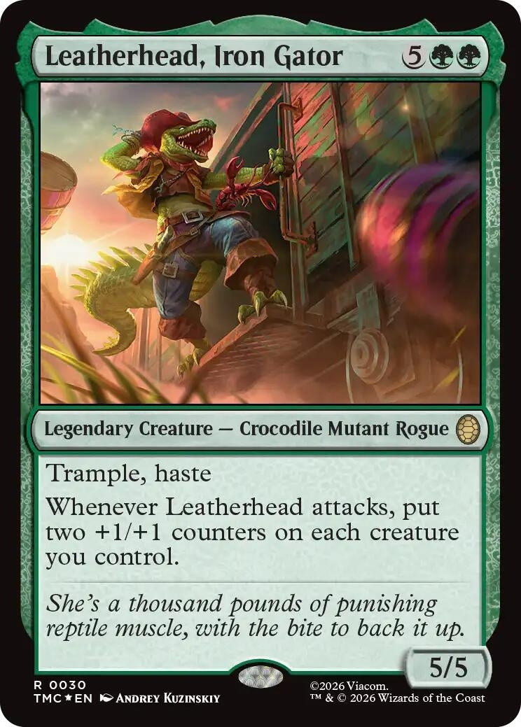Leatherhead, Iron Gator (Surge Foil) (30) (TMC)