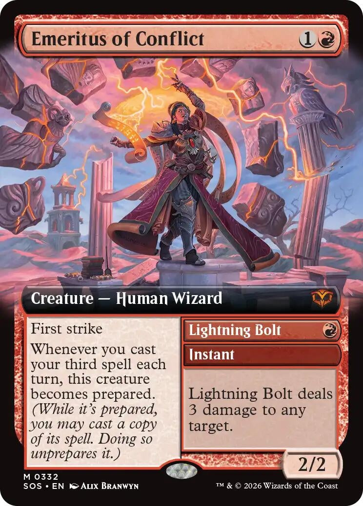 Emeritus of Conflict (Extended Art) (332) (SOS)